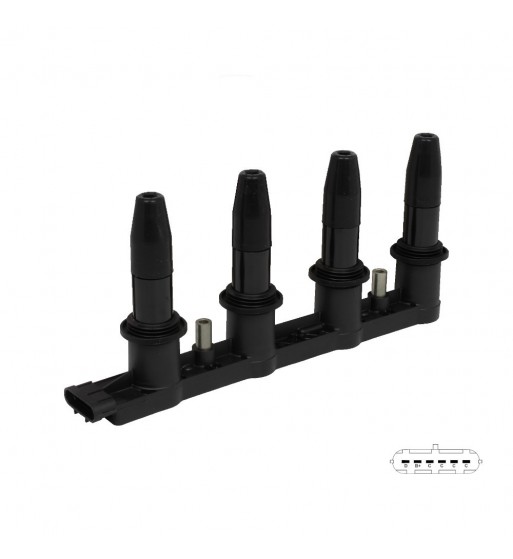 Bobina De Encendido Injetech 40167 Chevrolet Cruze