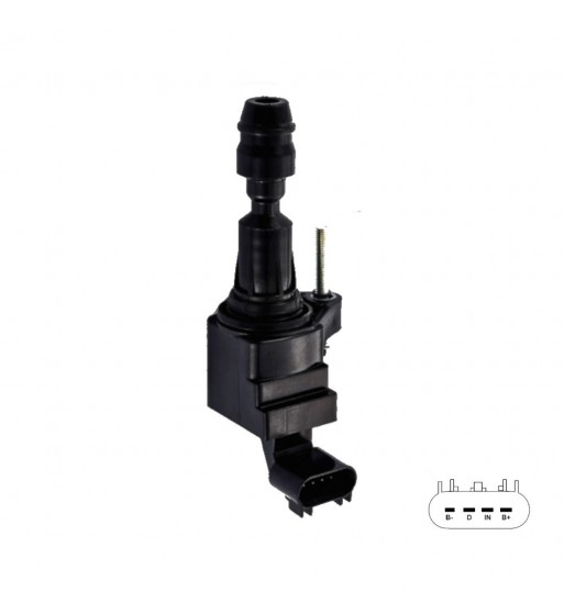 Bobina De Encendido Injetech 43449 Chevrolet Captiva 2.4