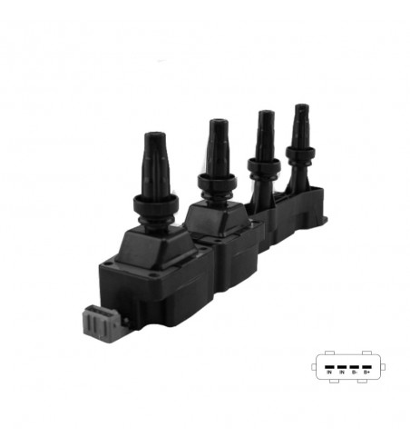 Bobina De Encendido Injetech 43464 Citroen Peugeot