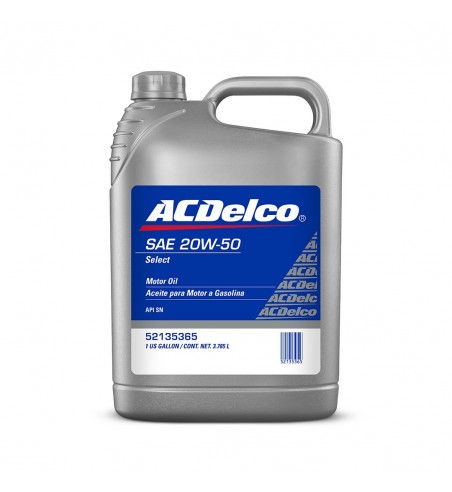 Galon De Aceite Ac-delco 20w50 Mineral Chevrolet