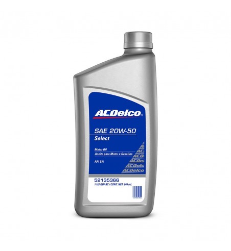 Litro De Aceite Ac-delco 20w50 Mineral Chevrolet