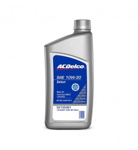 Litro De Aceite Ac-delco 10w30 Mineral Chevrolet