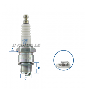 Bujia Ngk B7hs Para Moto 2 Tiempos
