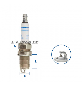 Bujia Bosch Fr5kpp332s Doble Platinum Audi A6/q5
