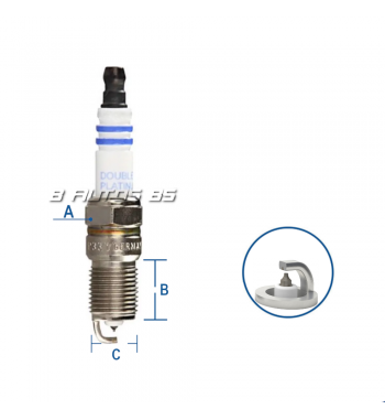 Bujia Bosch Hr6dpp33v Platino Ford/mazda