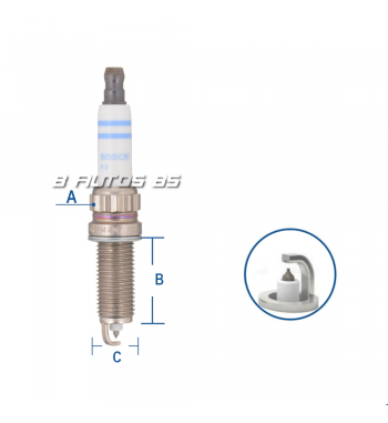 Bujia Bosch Zqr8si302 Iridio Bmw/ Citroen/ Mini