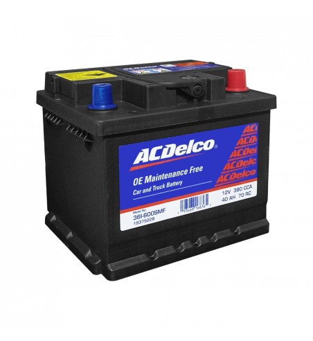 Bateria Acdelco 36i 600 Chevrolet Spark Gt / Beat