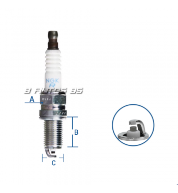 Bujia Ngk Dcpr7e Compatible Con Chvrolet, Fiat