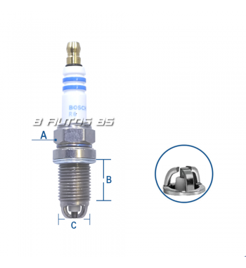 Meta Title-Bujia Bosch F7ltcr 3 Electrodos Compatible Con Volks Wagen