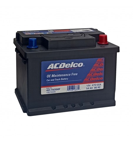 Bateria Ac-delco 42i 750 Roja