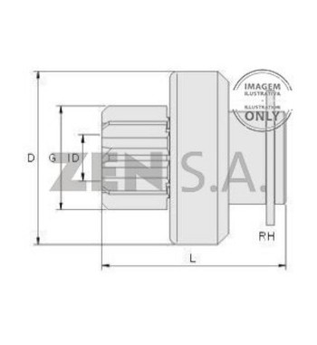 Bendix Arranque Hnz-10003 Chevrolet Aveo