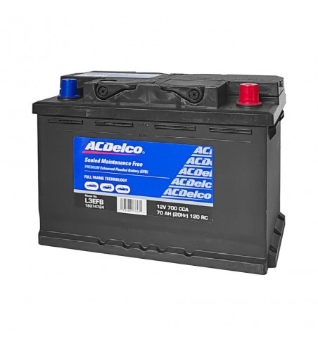 Bateria Ac-delco L3 Efb 70Ah