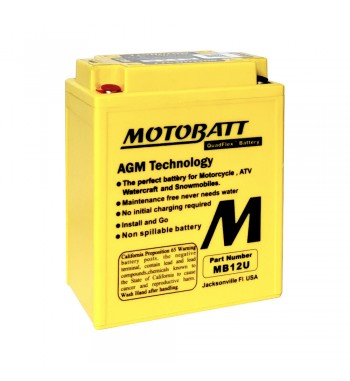 Bateria De Moto Motobatt Mb12u