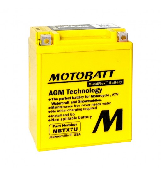 Bateria De Moto Motobatt Mbtx7u