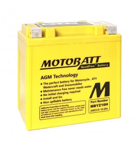 Bateria De Moto Motobatt Mbyz16h