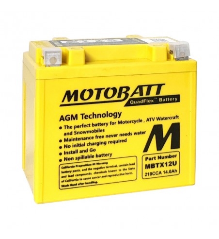 Bateria De Moto Motobatt Mbtx12u