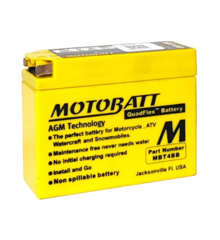 Bateria De Moto Motobatt Mbt4bb