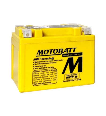 Bateria De Moto Motobatt Mbtz14s