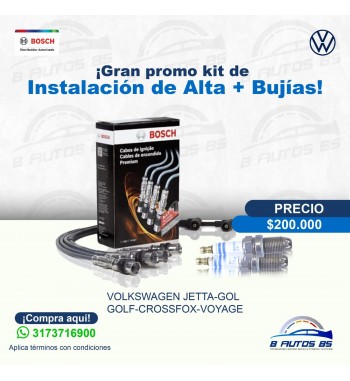 Kit Instalacion Alta y Bujias Volkswagen