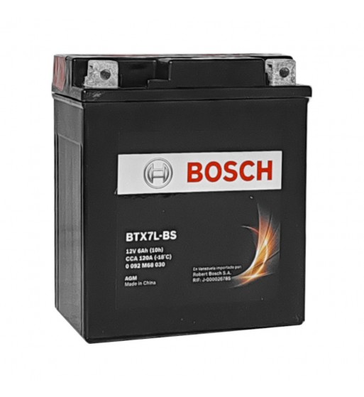 Bateria De Moto Bosch Btx7l-bs 12v 6ah