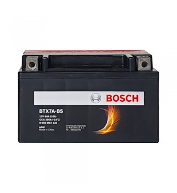 Bateria De Moto Bosch Btx7a-bs 12v 6ah
