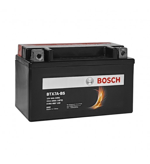 Bateria De Moto Bosch Btx7a-bs 12v 6ah