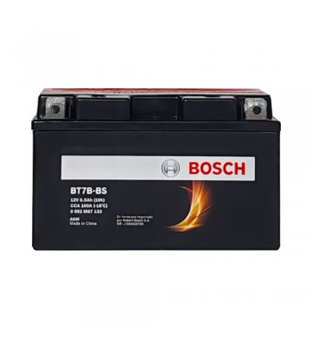 Bateria De Moto Bosch Bt7b-bs 12v 6.5 Ah
