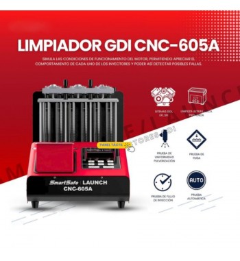 Lavador Y Probador De Inyectores Cnc 605a Gdi Launch