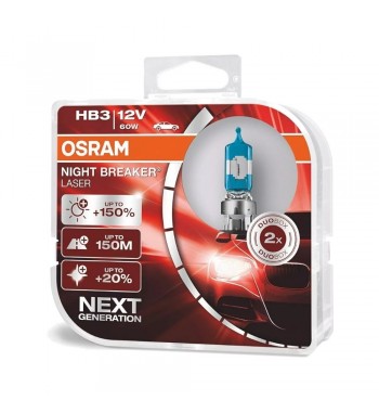 Bombillos Osram Hb3 9005 Night Breaker Laser 150% Más Luz