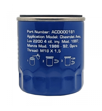 Filtro De Aceite Chevrolet Aveo, Corsa, optra