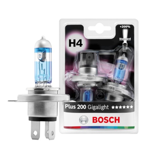 Bombillos Bosch H4 X2 Plus 200%+luz 12v 60/55w