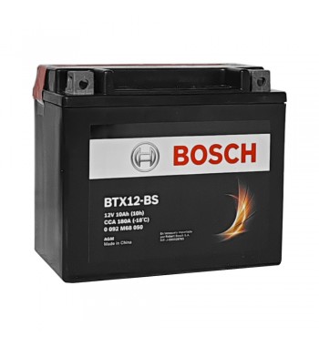 Bateria De Moto Bosch Btx12-bs 12v 10ah